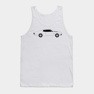 Chevelle SS Black Outline Tank Top